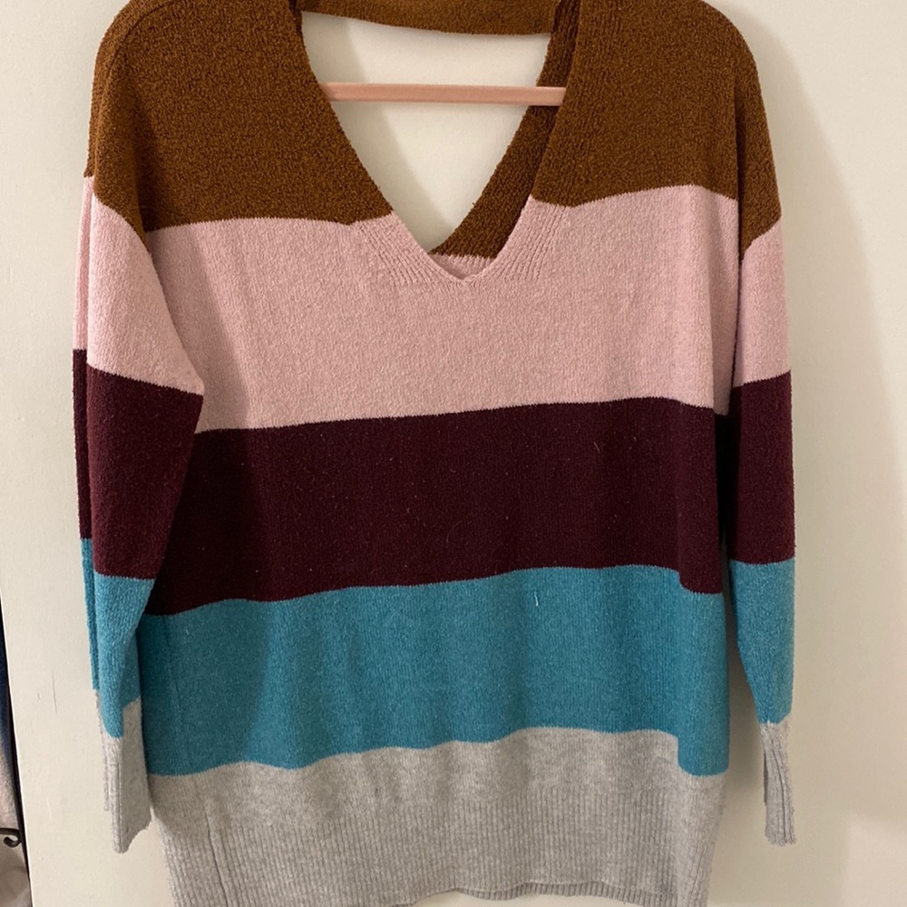 Maurice’s striped vneck sweater